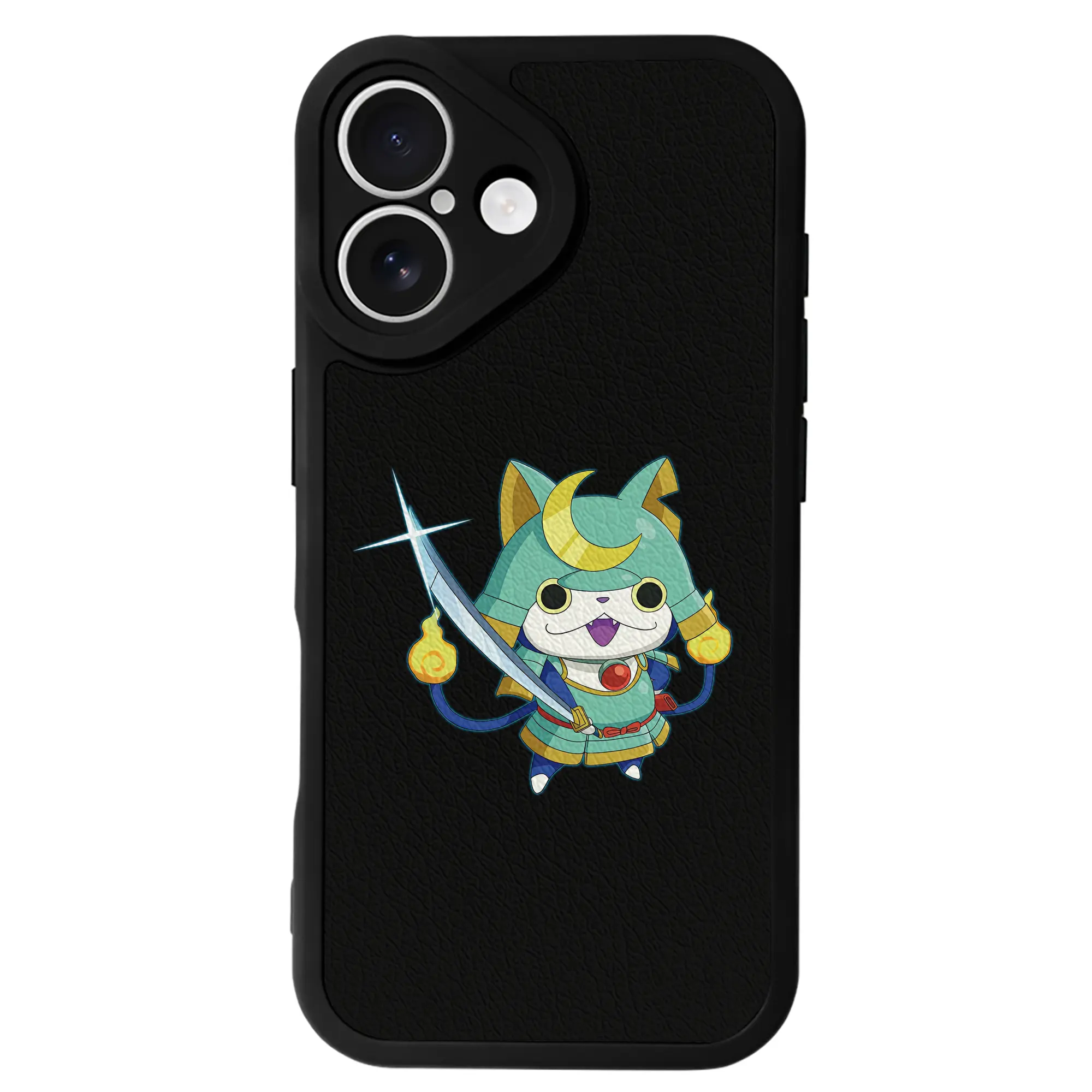 妖怪ウォッチ グッズ,ブシニャン - IPhone 16シリーズ対応 ・ シリコンスマホケース ・ レザー調 ・ 高精度フィット ・ 耐衝撃 ・ ワイヤレス充電対応 ・ 精密カット